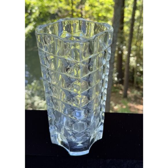 Vtg Vase Marked France Textured Glossy Heavy Wedding Spring Flowers Decor Nice! - Picture 11 of 11
